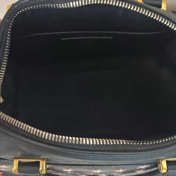 Saint Laurent Black Leather Baby Duffel Satchel Crossbody - Picture 11 of 14